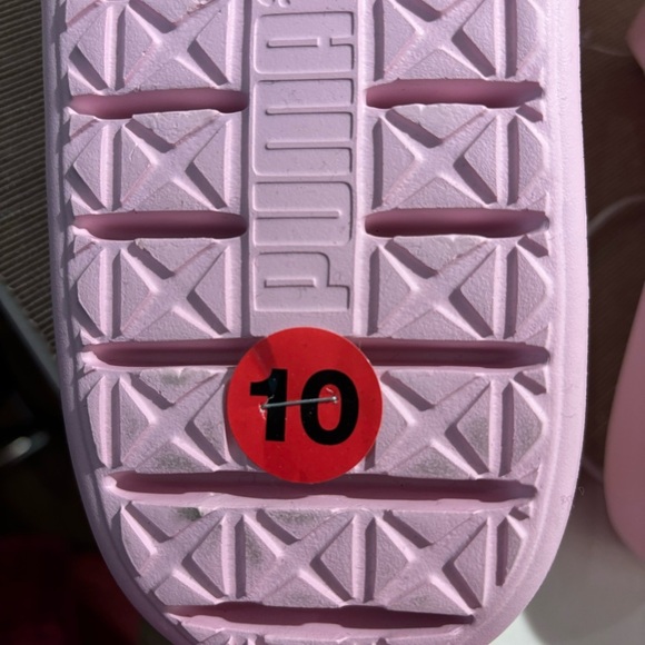 PUMA Sz 10 Shibusa Pearl Pink Slip On Fully Injected IMEVA Sole Sandals NEW - Picture 7 of 8